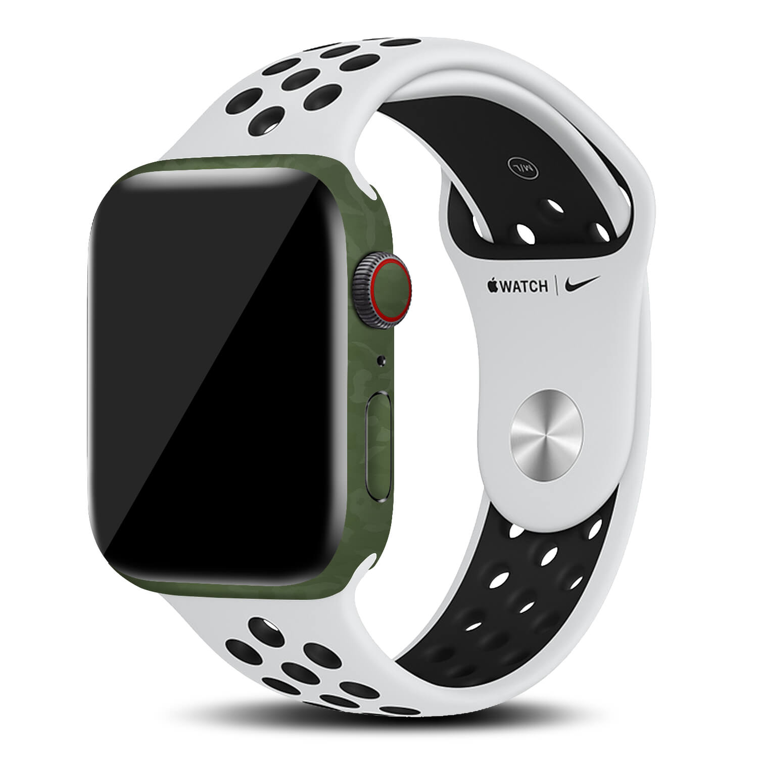Apple Watch Series 6 Green Camo Skins (44mm)