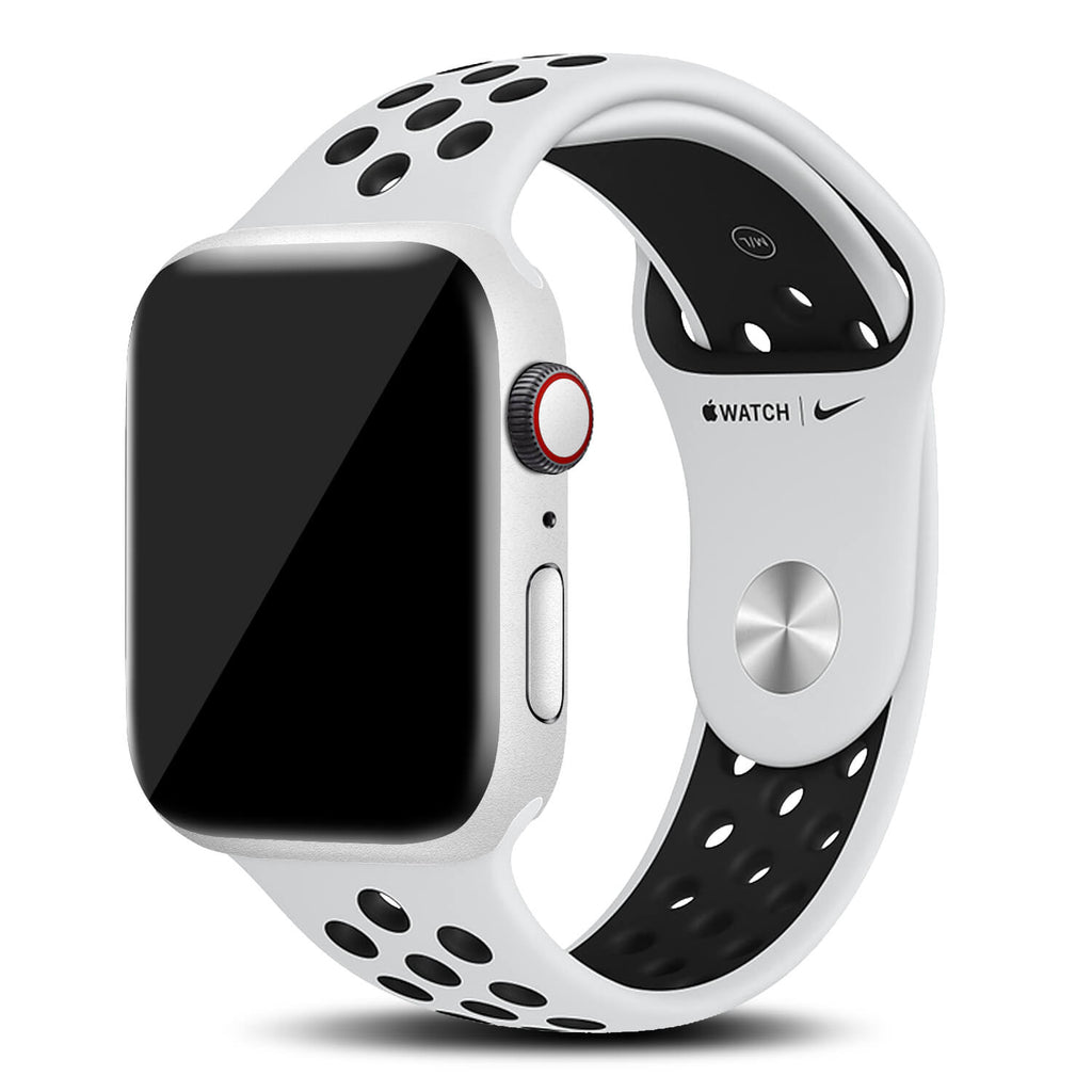 Apple Watch Series 6 Textured Matt White Skins (40mm)