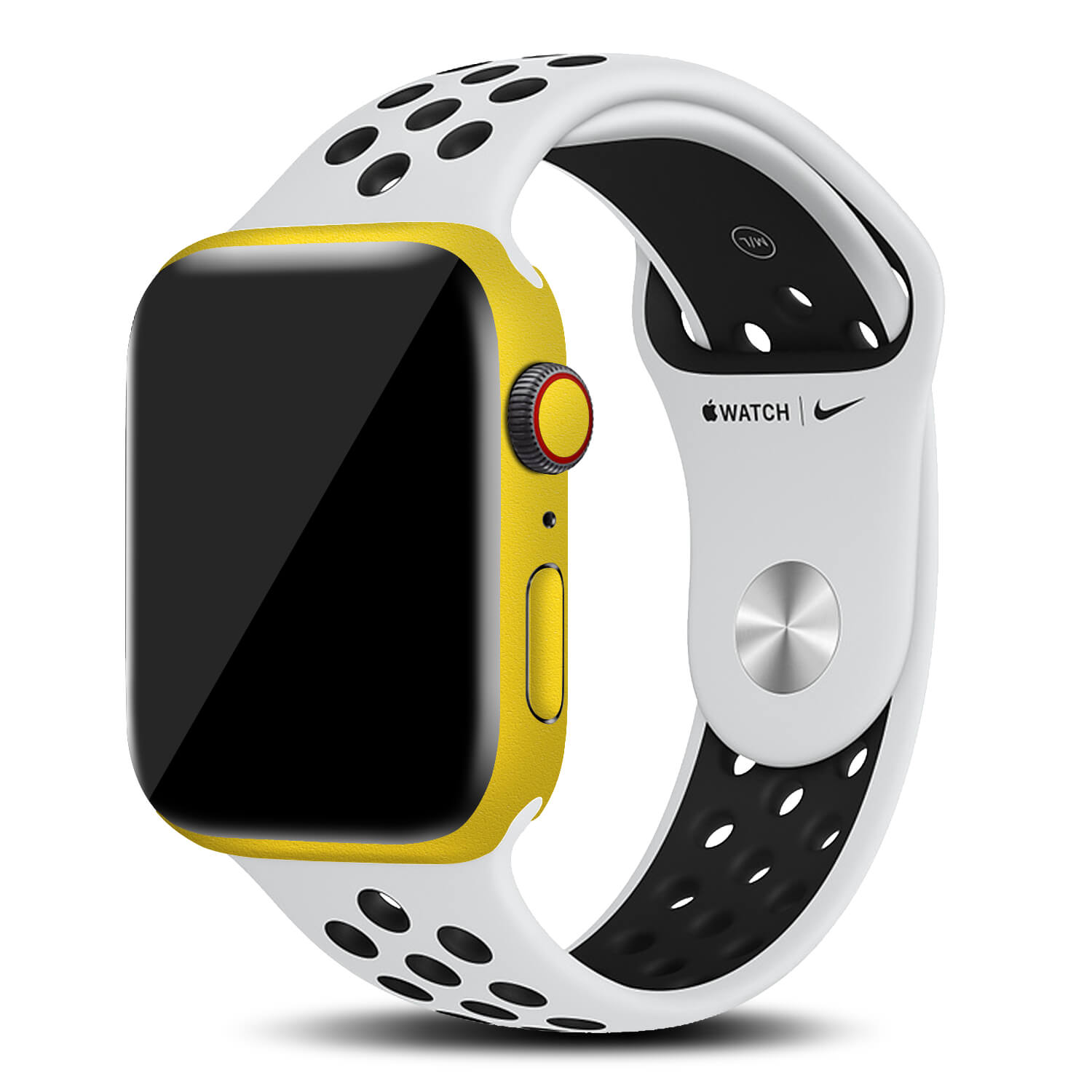 Apple Watch Series 6 Textured Matt Yellow Skins (44mm)