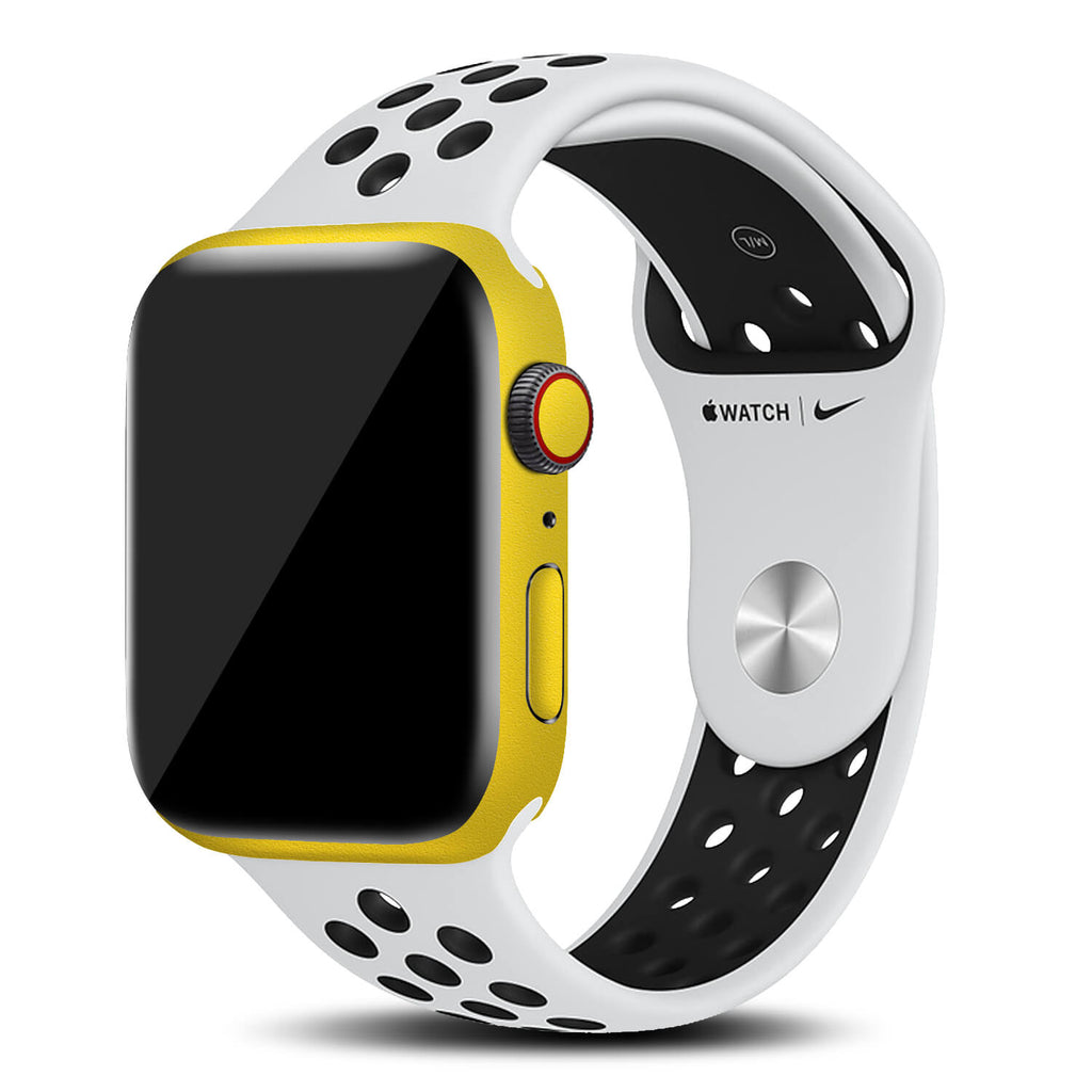 Apple Watch Series 6 Textured Matt Yellow Skins (44mm)