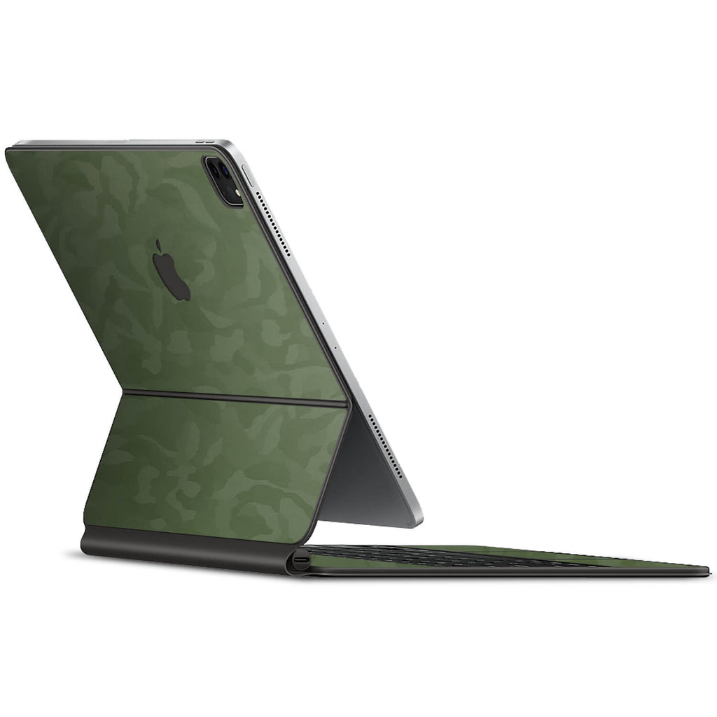Apple iPad Pro Magic Keyboard 12.9" (2020, Gen 4) Green Camo Skins