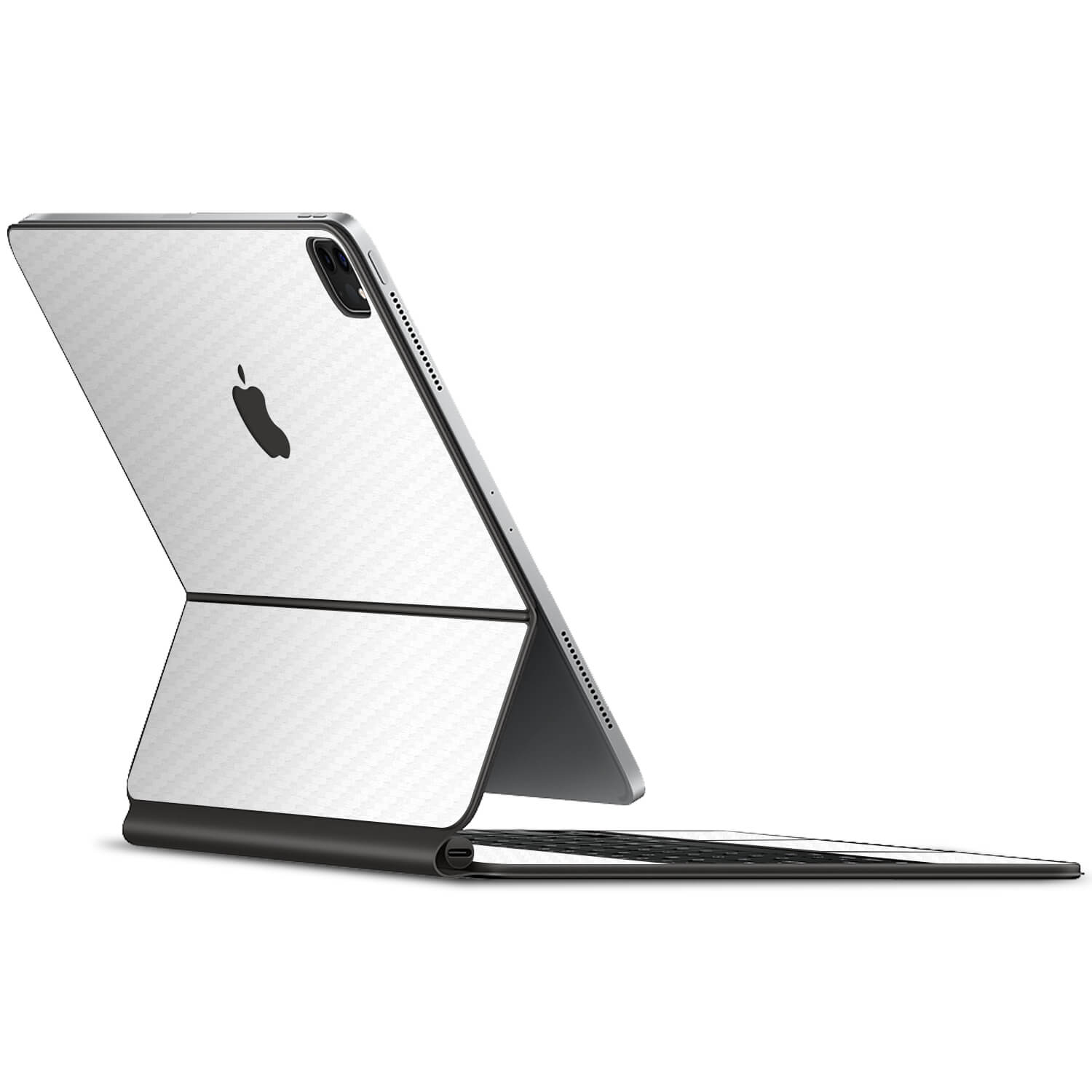 Apple iPad Pro Magic Keyboard 12.9" (2020, Gen 4) White Carbon Fibre Skins