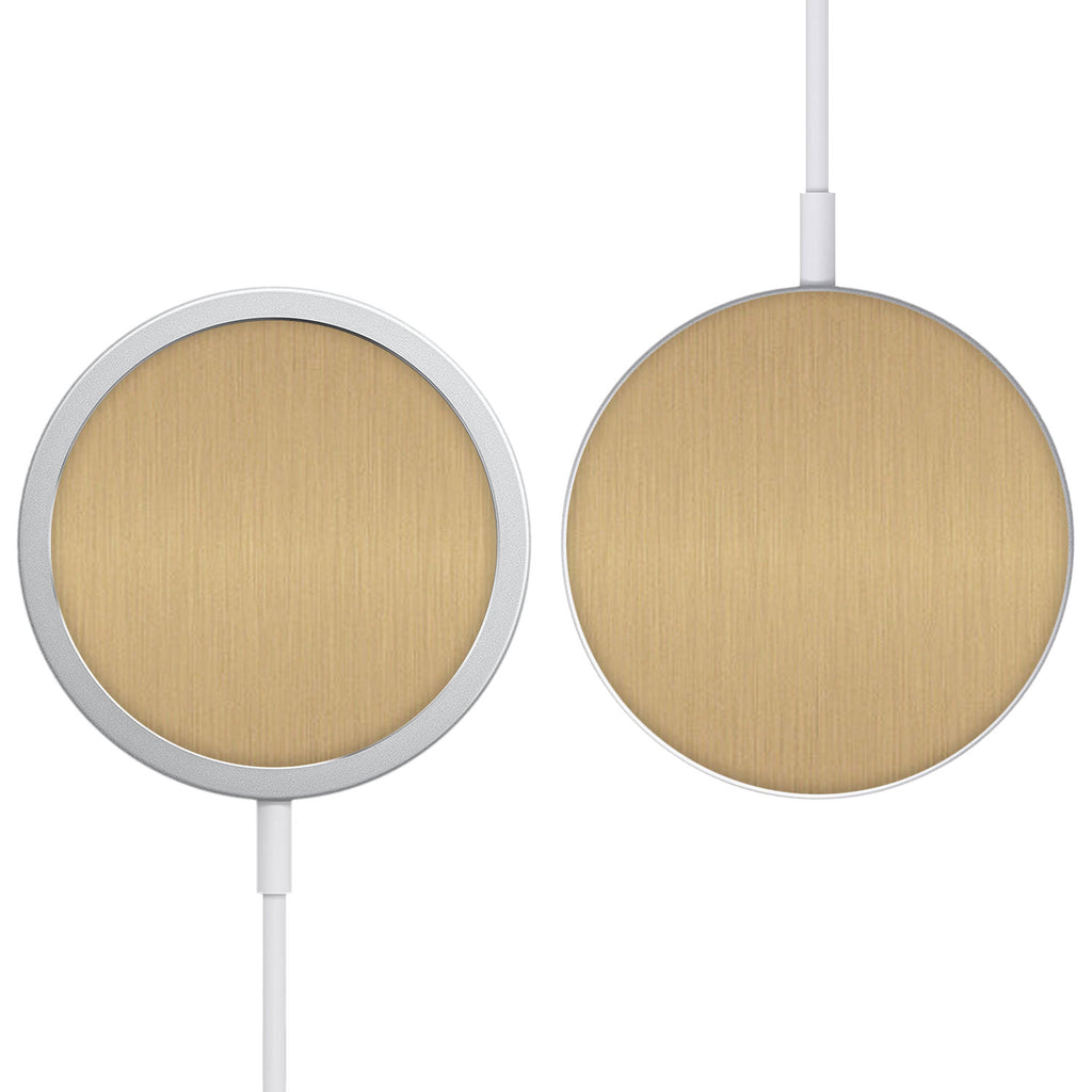 Apple MagSafe Charger Brushed gold skins