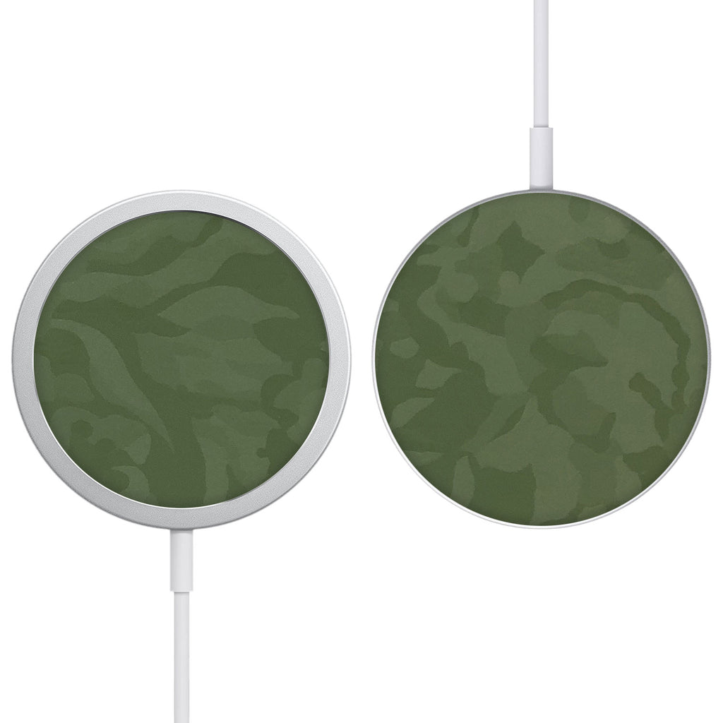 Apple MagSafe Charger Green camo skins