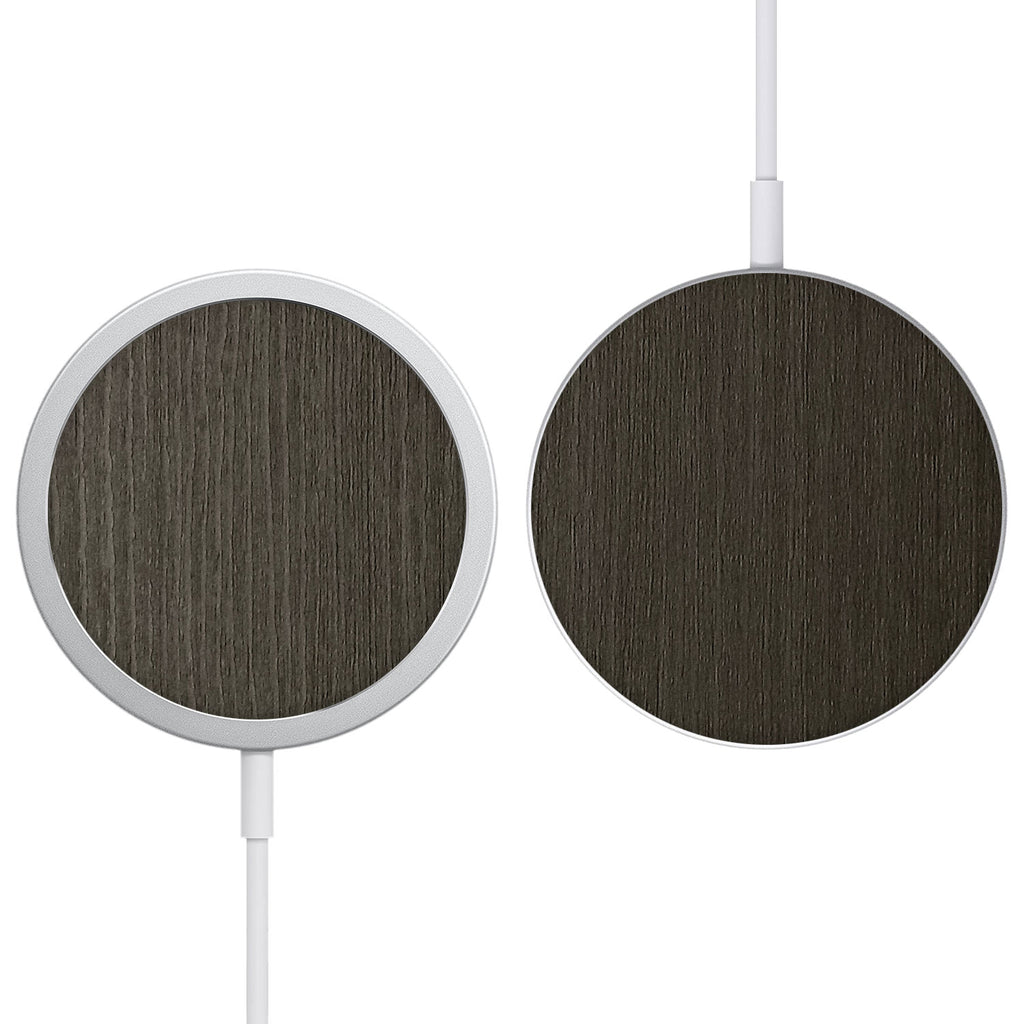 Apple MagSafe Charger Silverblack wood skins