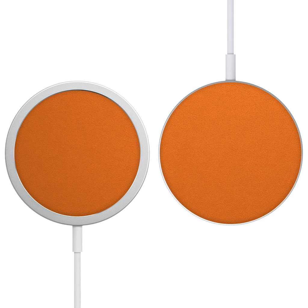 Apple MagSafe Charger Textured matt orange skins
