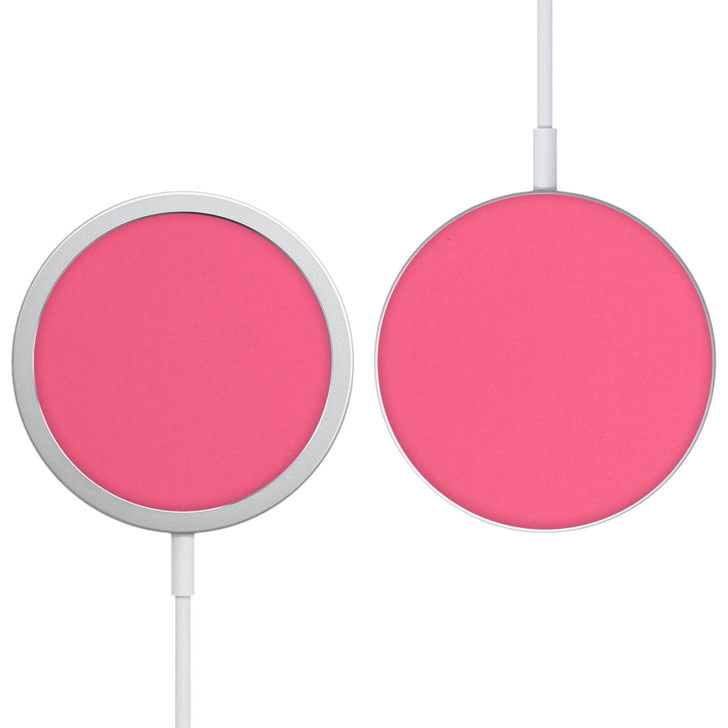 Apple MagSafe Charger Textured matt pink skins