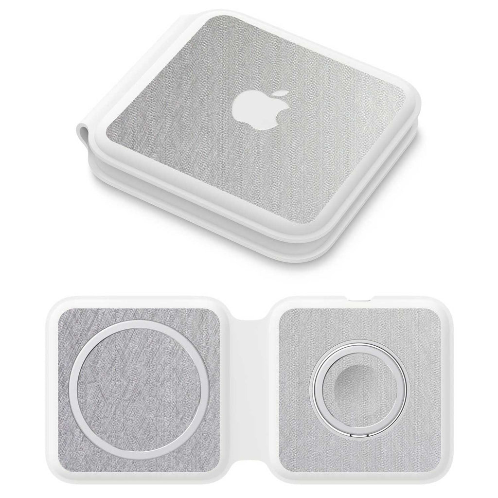 Apple MagSafe Duo Charger Brushed aluminium skins