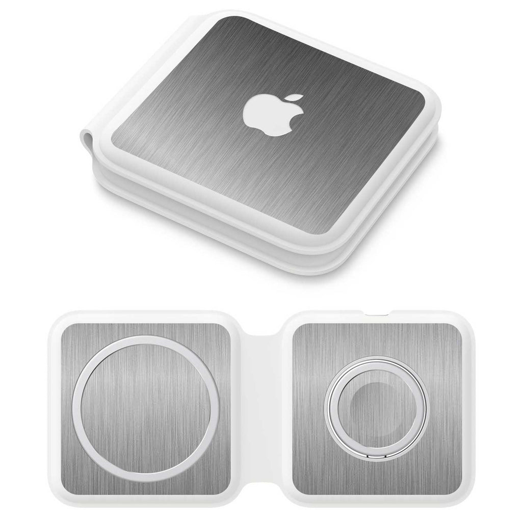 Apple MagSafe Duo Charger Brushed titanium skins