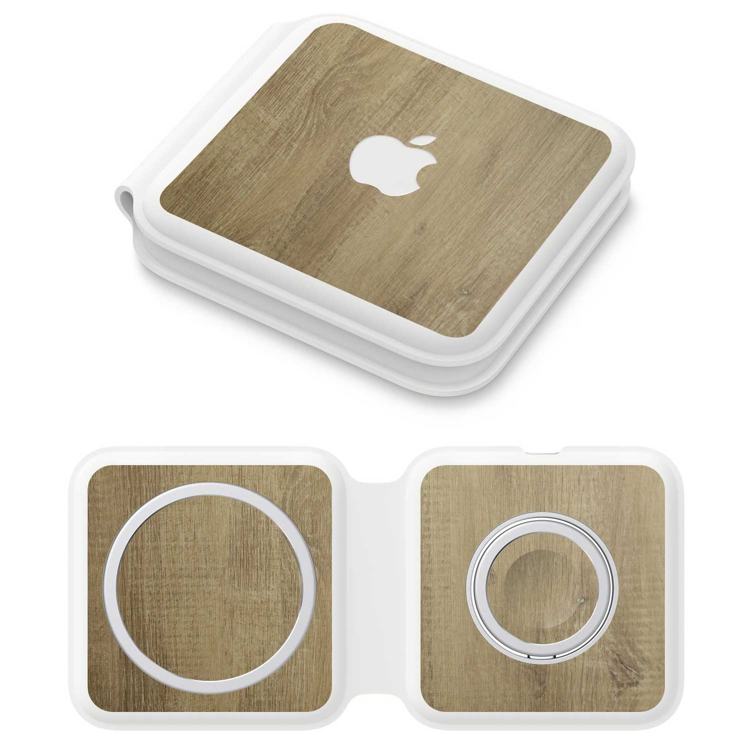 Apple MagSafe Duo Charger Modern oak skins