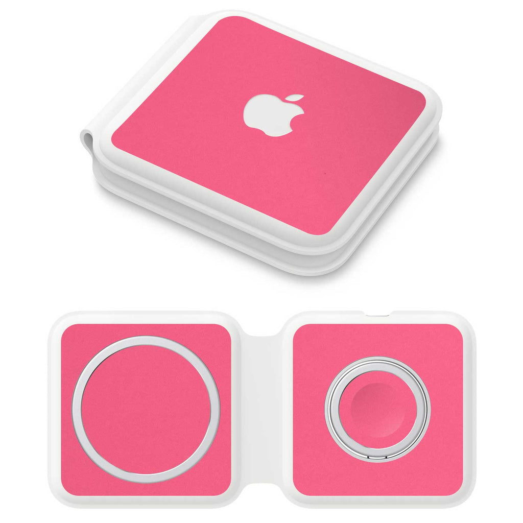 Apple MagSafe Duo Charger Textured matt pink skins