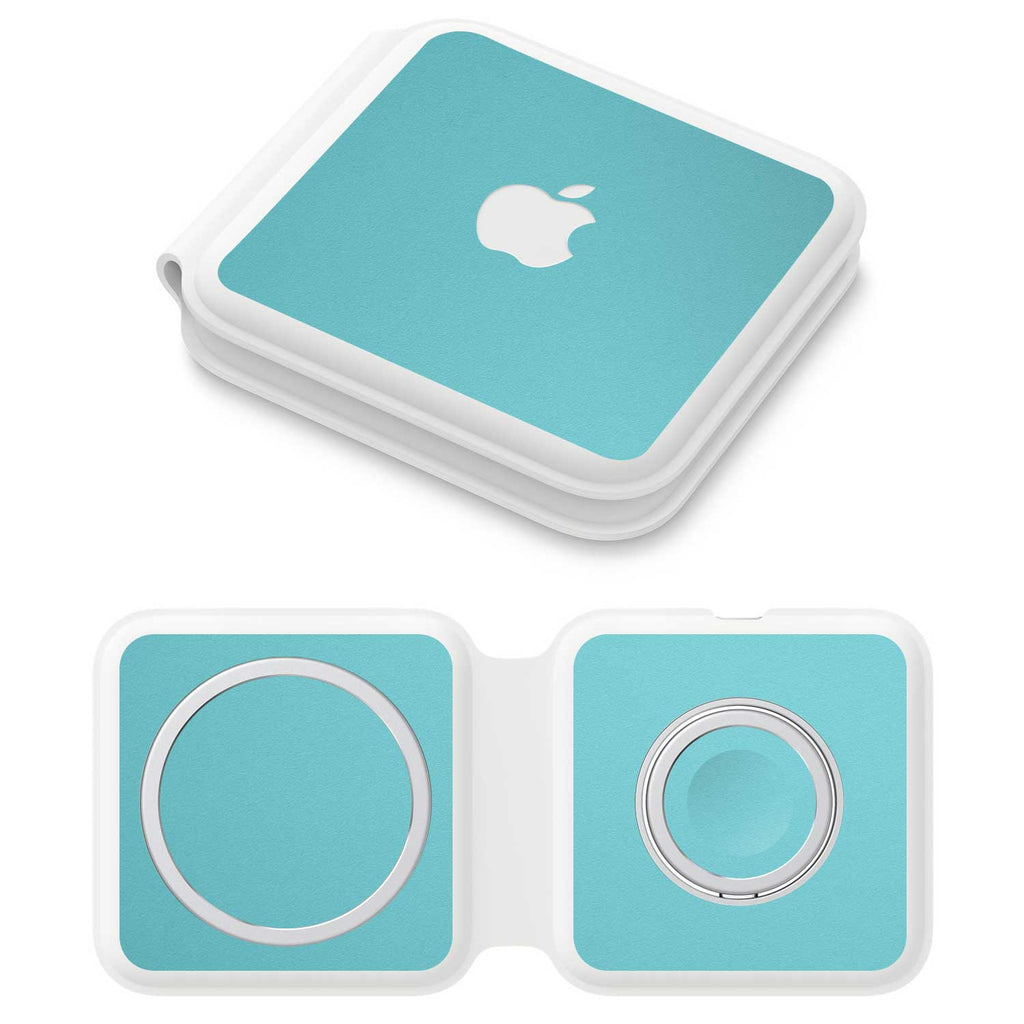 Apple MagSafe Duo Charger Textured matt turquoise skins