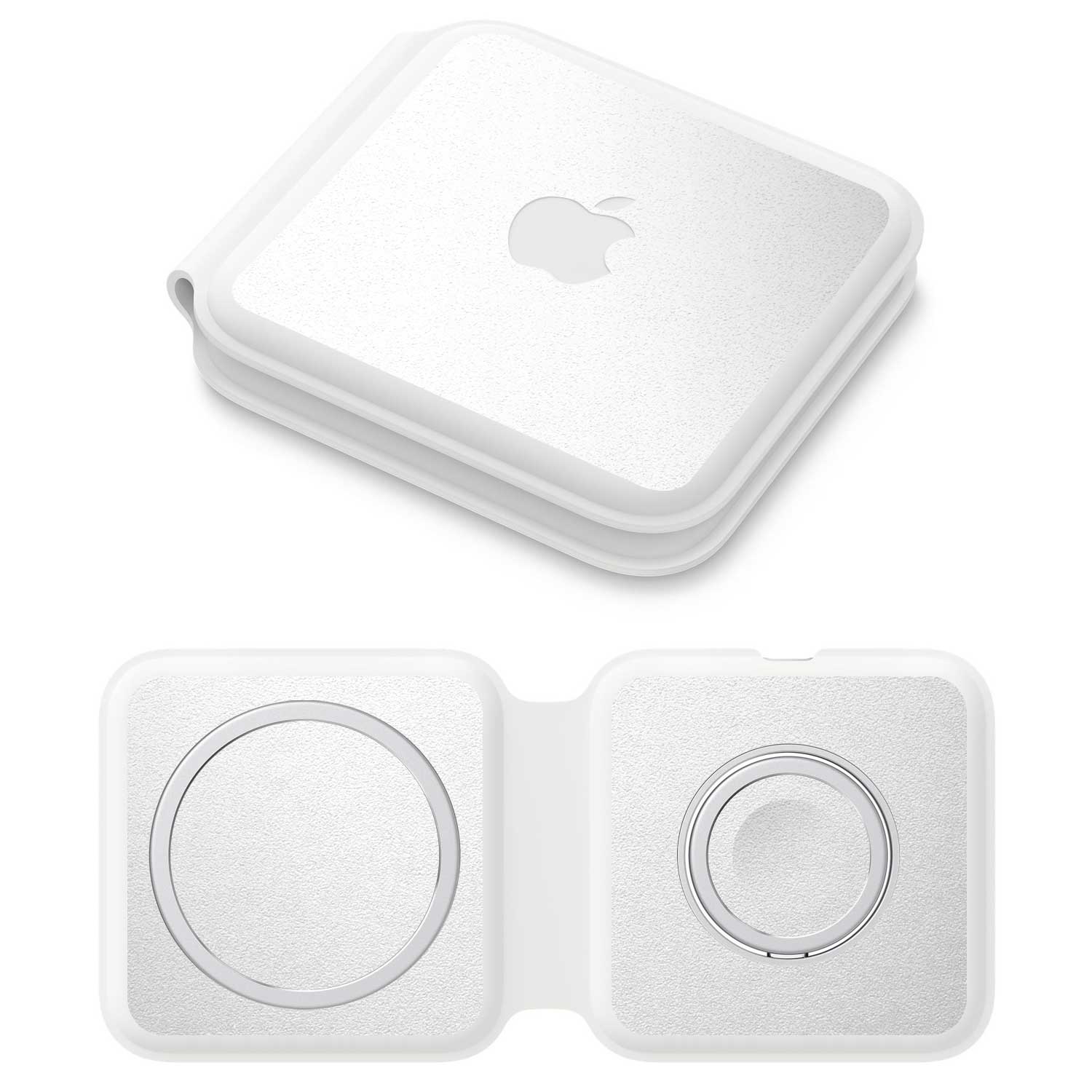 Apple MagSafe Duo Charger Textured matt white skins