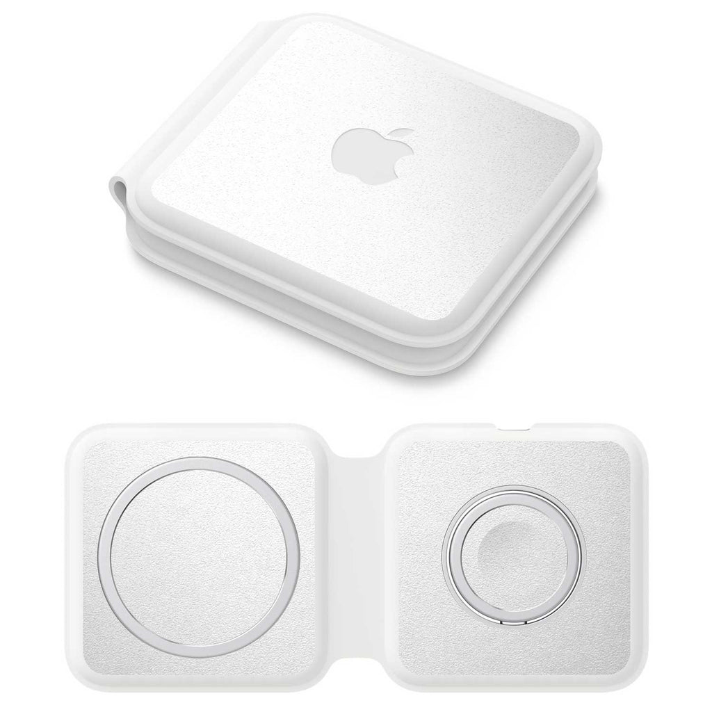 Apple MagSafe Duo Charger Textured matt white skins