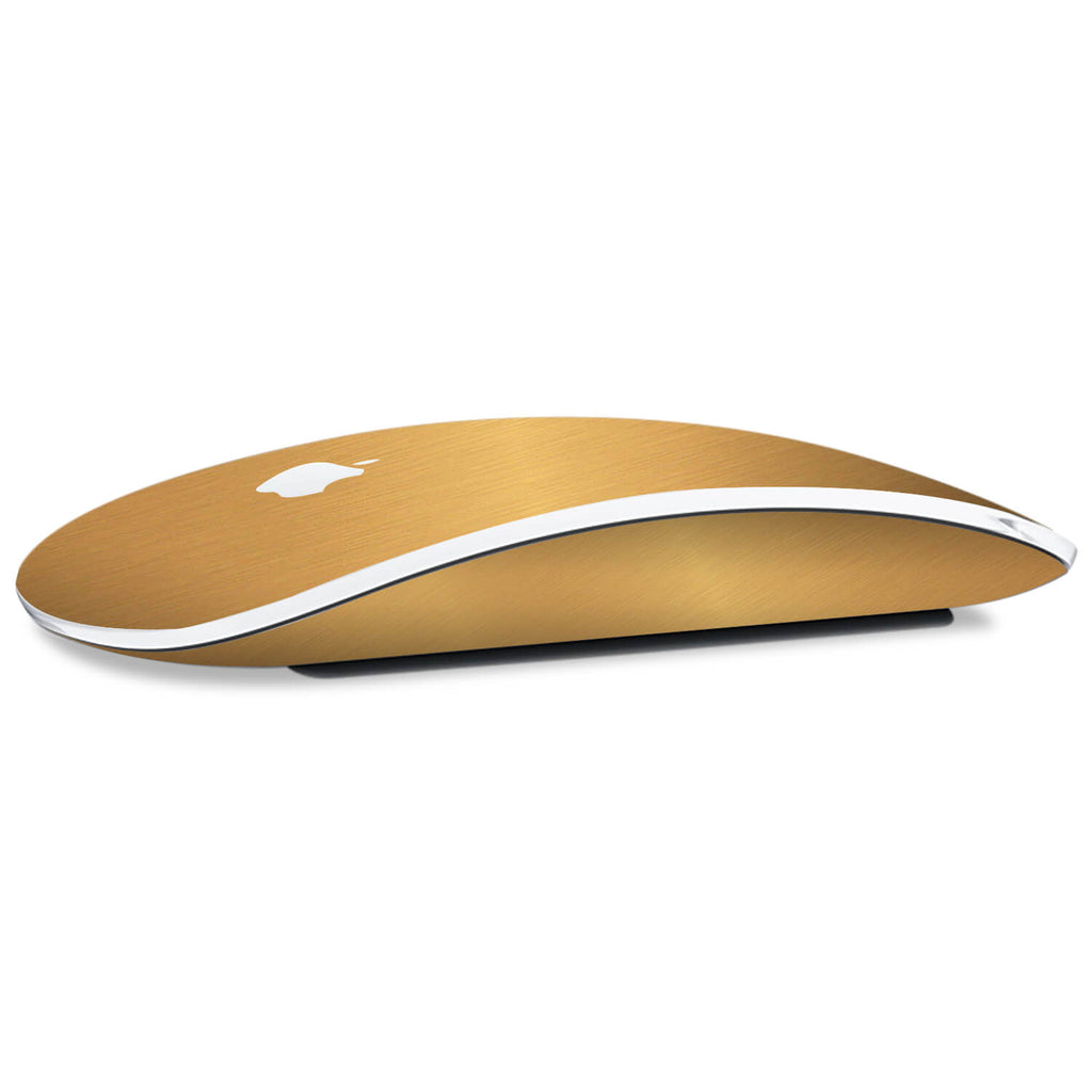 Apple Magic Mouse Brushed Gold Skins
