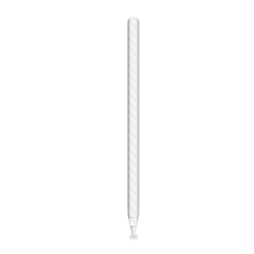Apple Pencil (Gen 2) White Carbon Fibre Skins