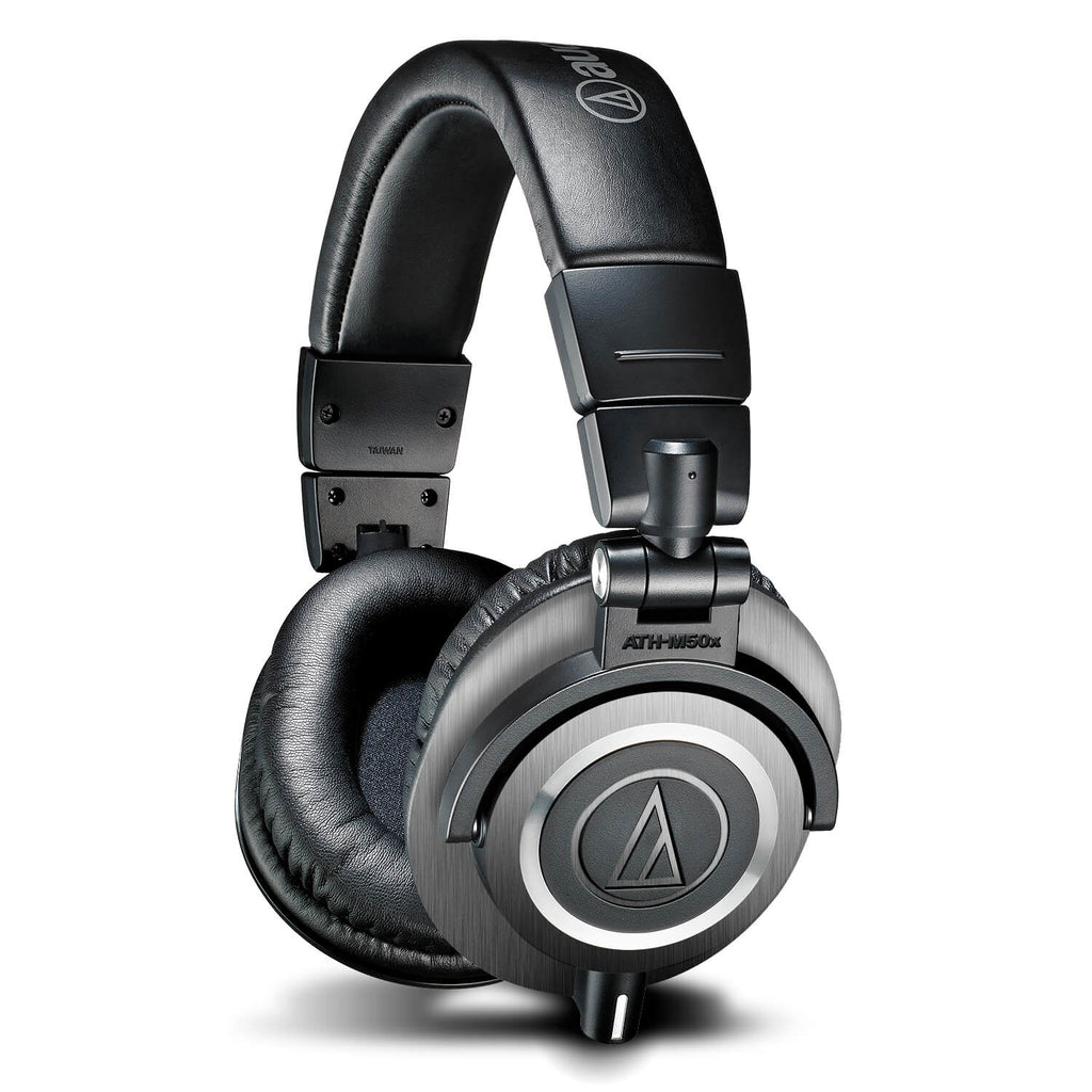 Audio Technica ATH-M50X Brushed titanium skins