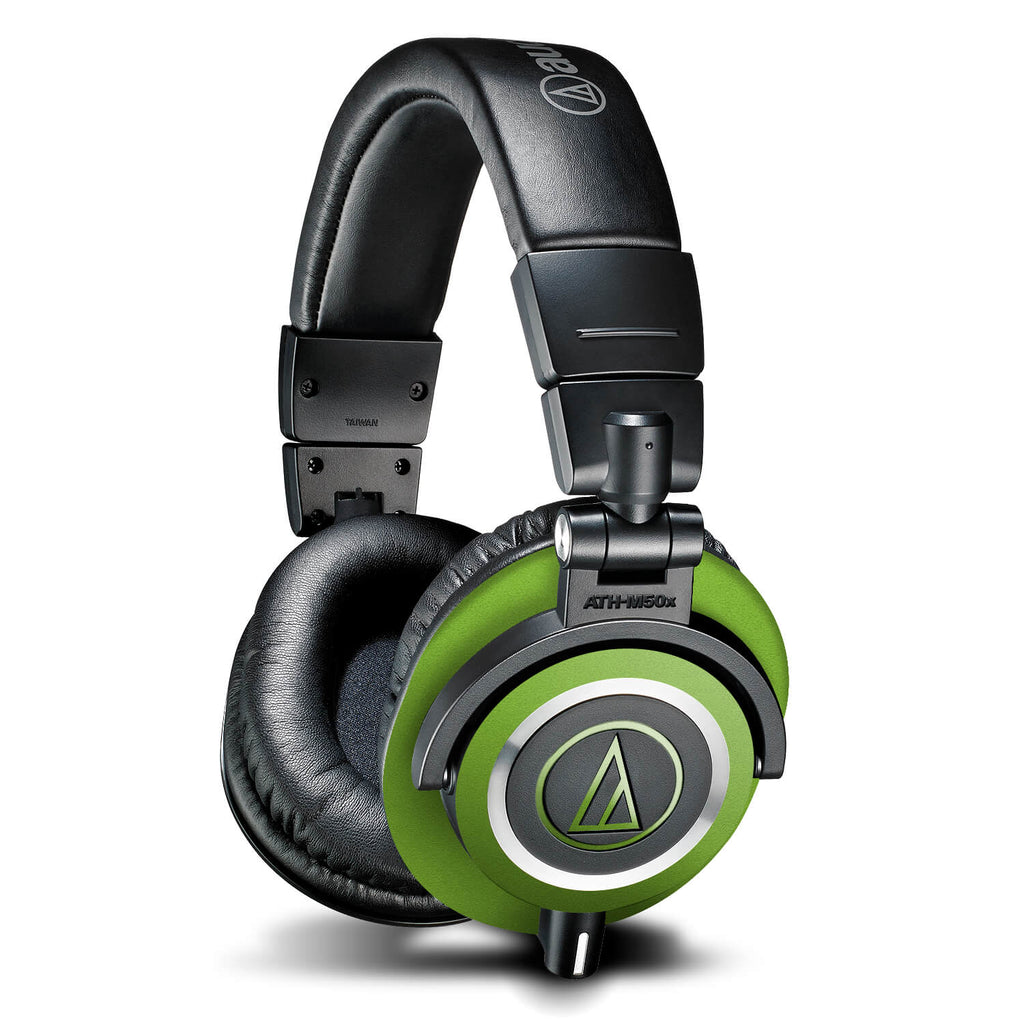 Audio Technica ATH-M50X Textured matt green skins