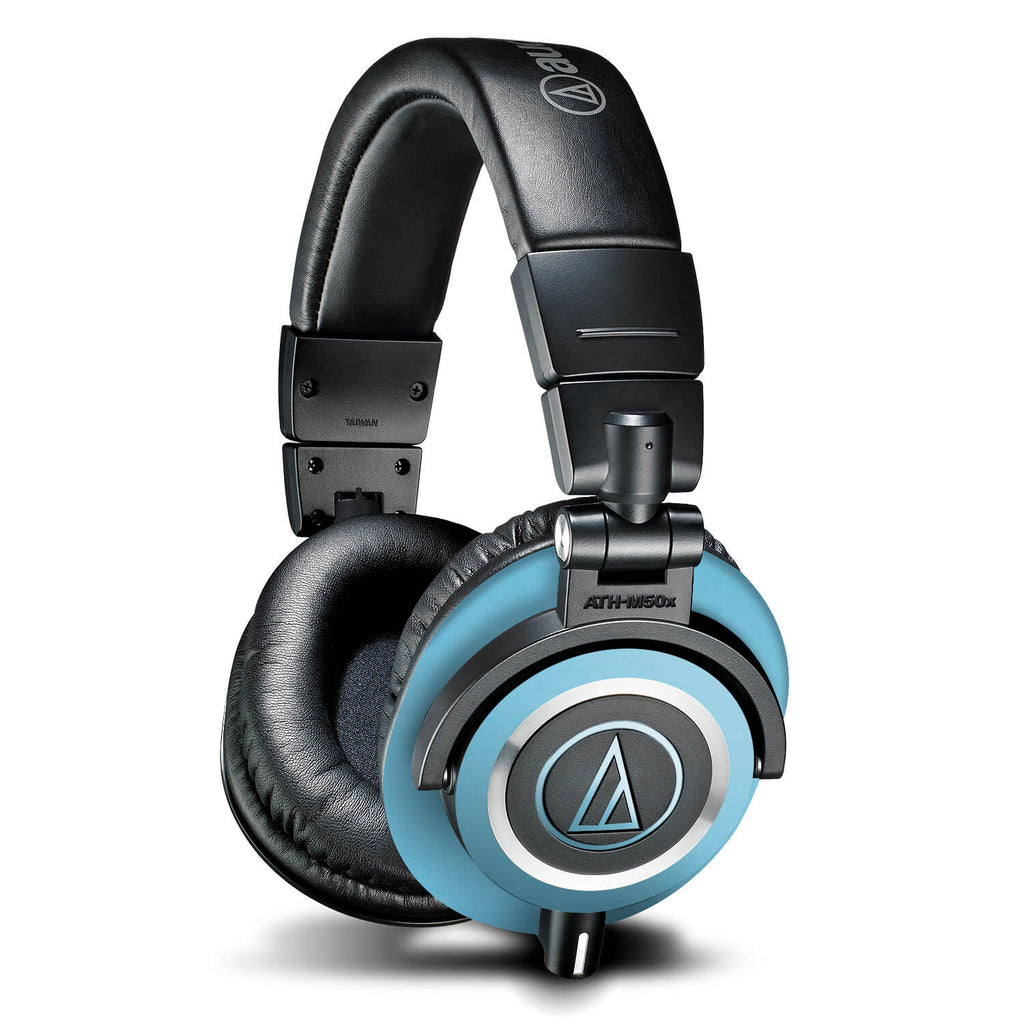 Audio Technica ATH-M50X Textured matt light blue skins