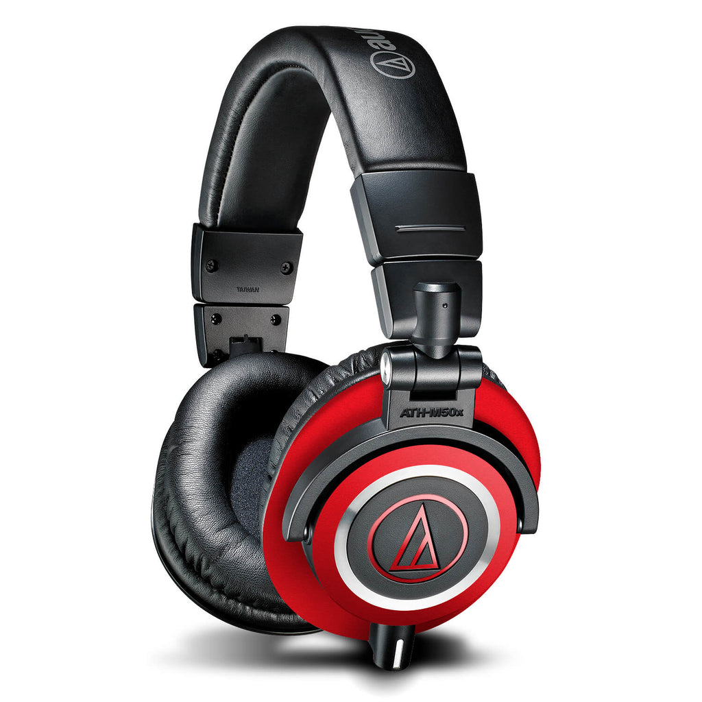 Audio Technica ATH-M50X Textured matt red skins