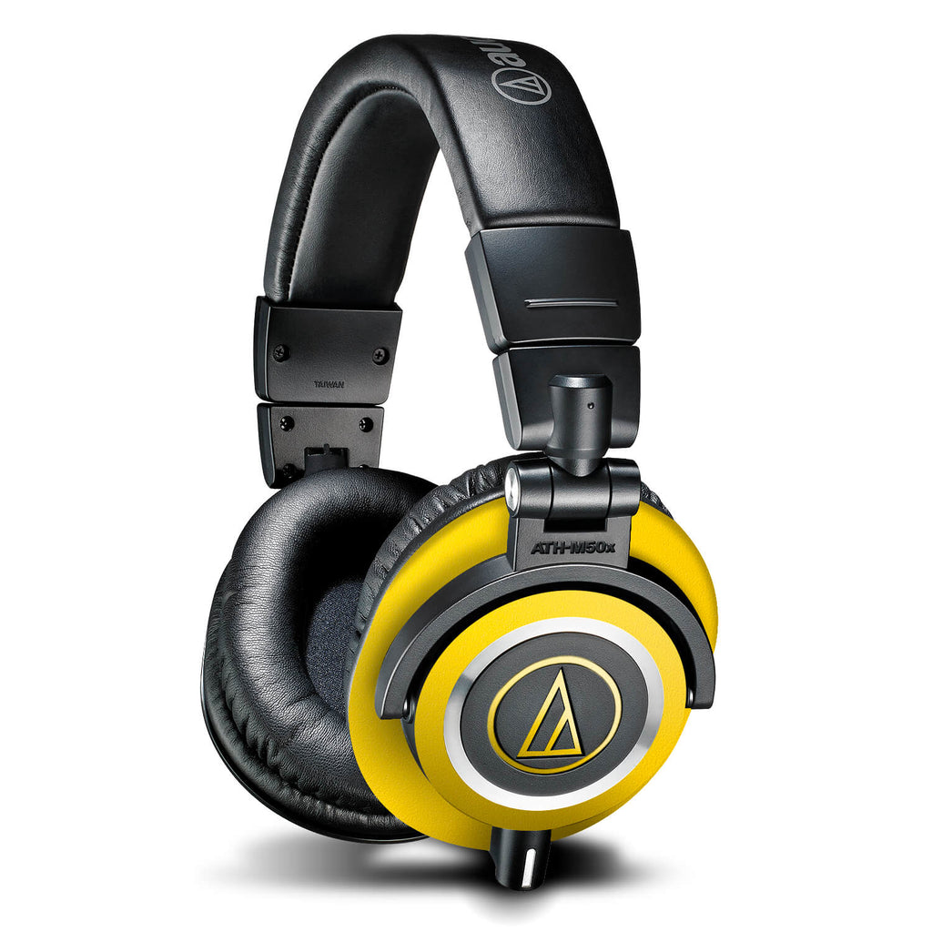 Audio Technica ATH-M50X Textured matt yellow skins