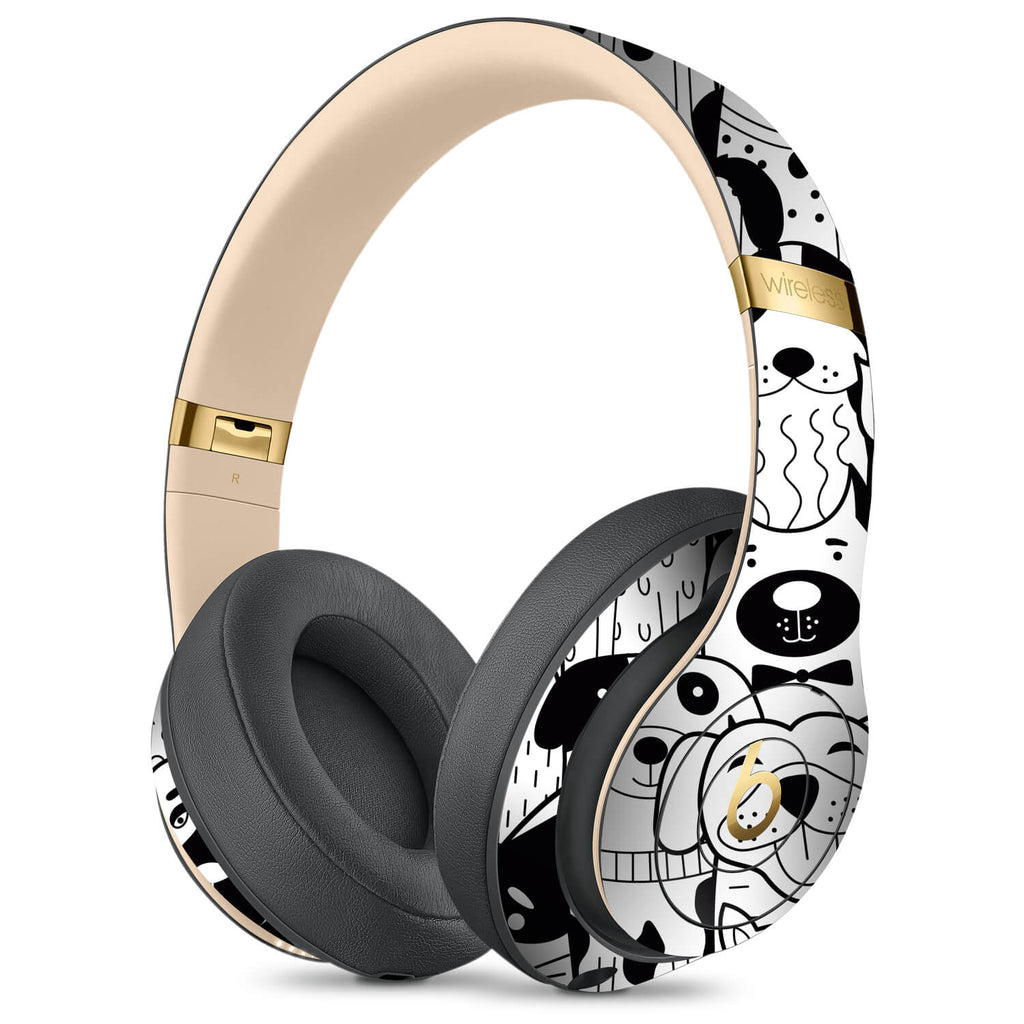 Beats Studio 3 Wireless Doodles dog skins