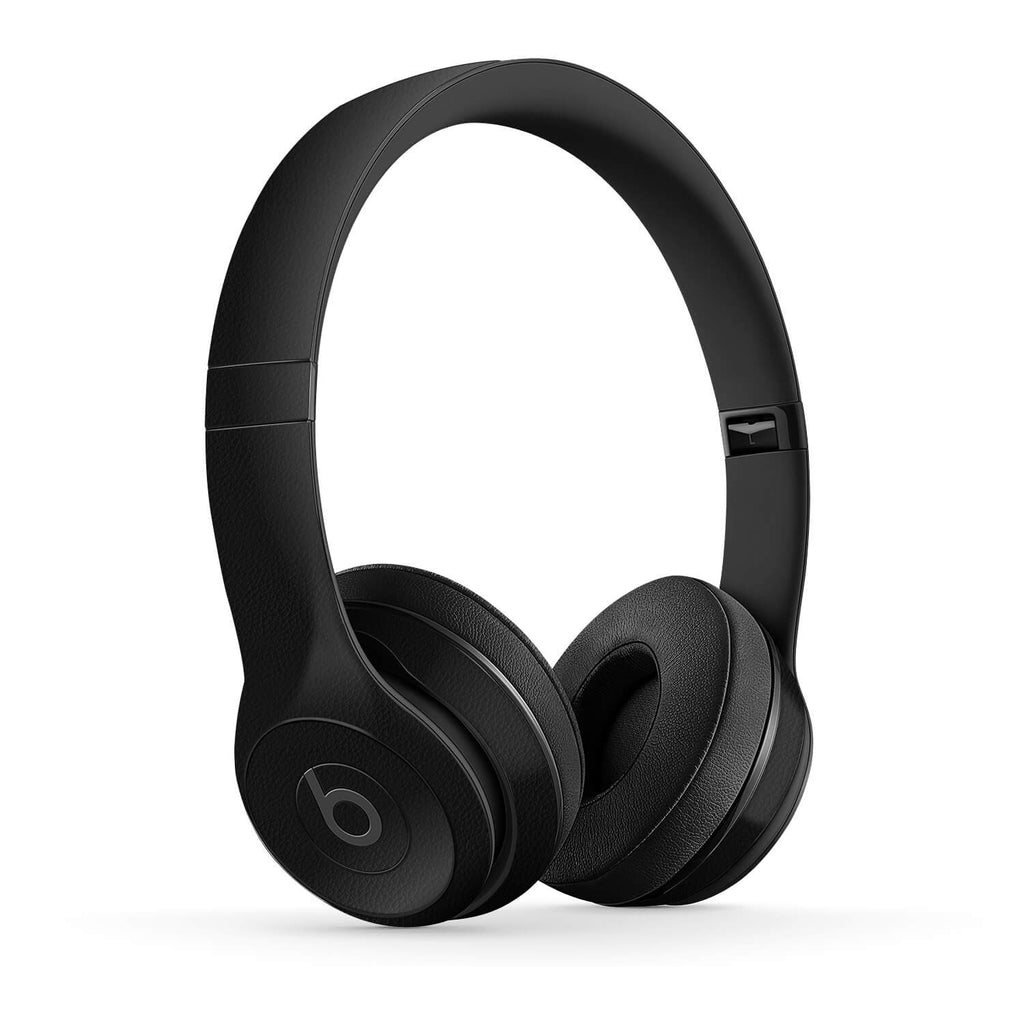 Beats Solo 3 Black Leather Skins