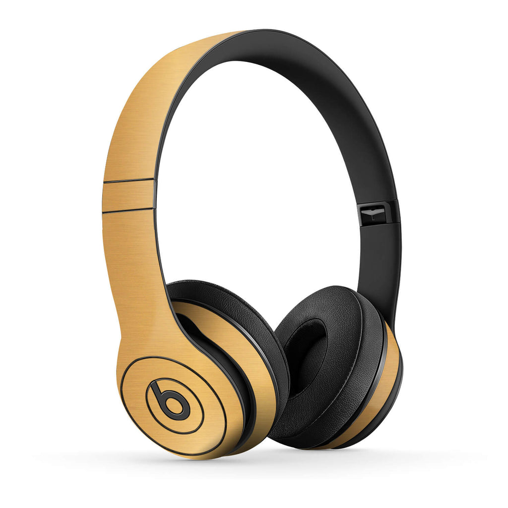 Beats Solo 3 Brushed Gold Skins