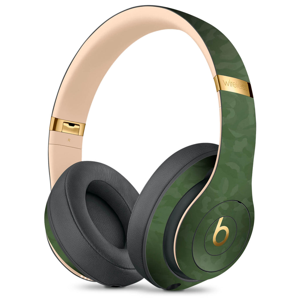 Beats Studio3 Wireless Green Camo Skins