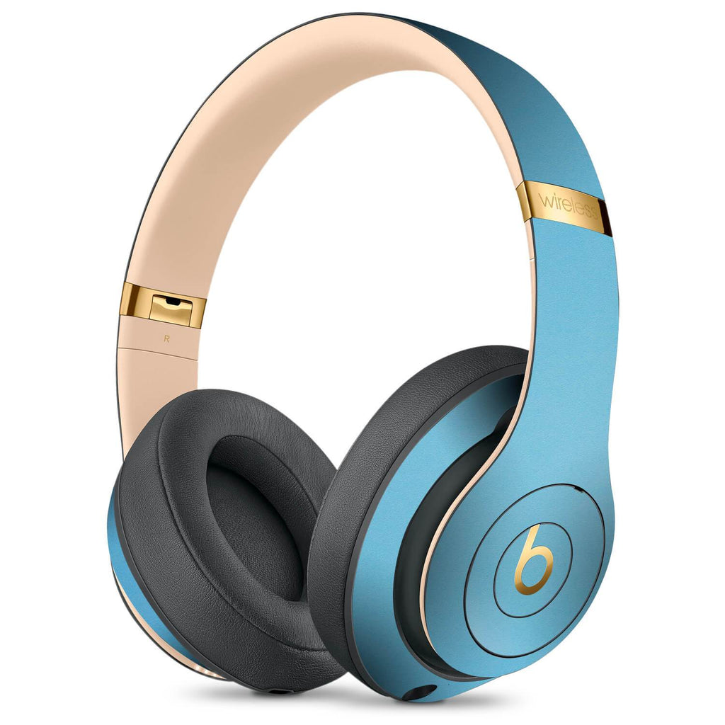 Beats Studio3 Wireless Textured Matt Light Blue Skins