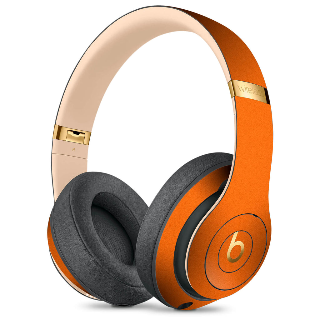 Beats Studio3 Wireless Textured Matt Orange Skins