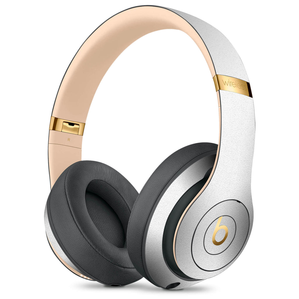 Beats Studio3 Wireless Textured Matt White Skins