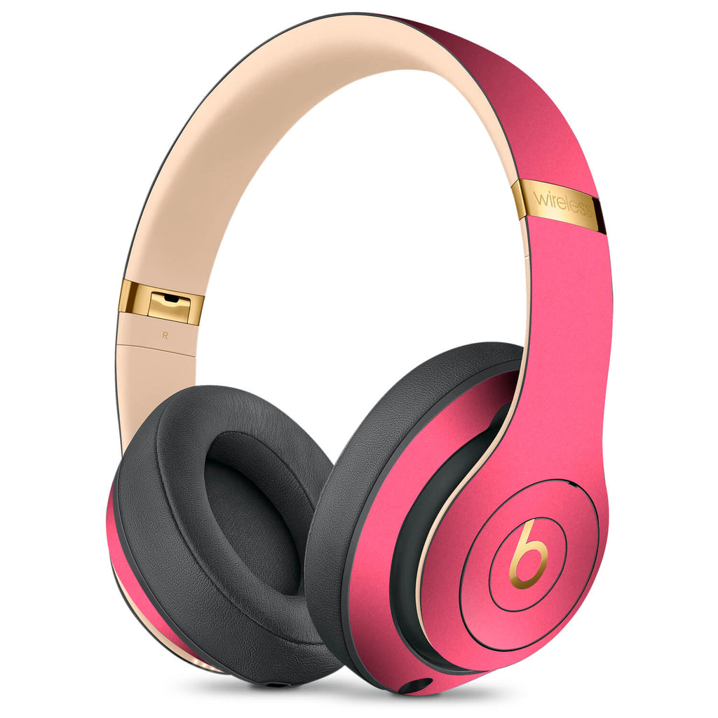 Beats Studio3 Wireless Textured Matt Pink Skins