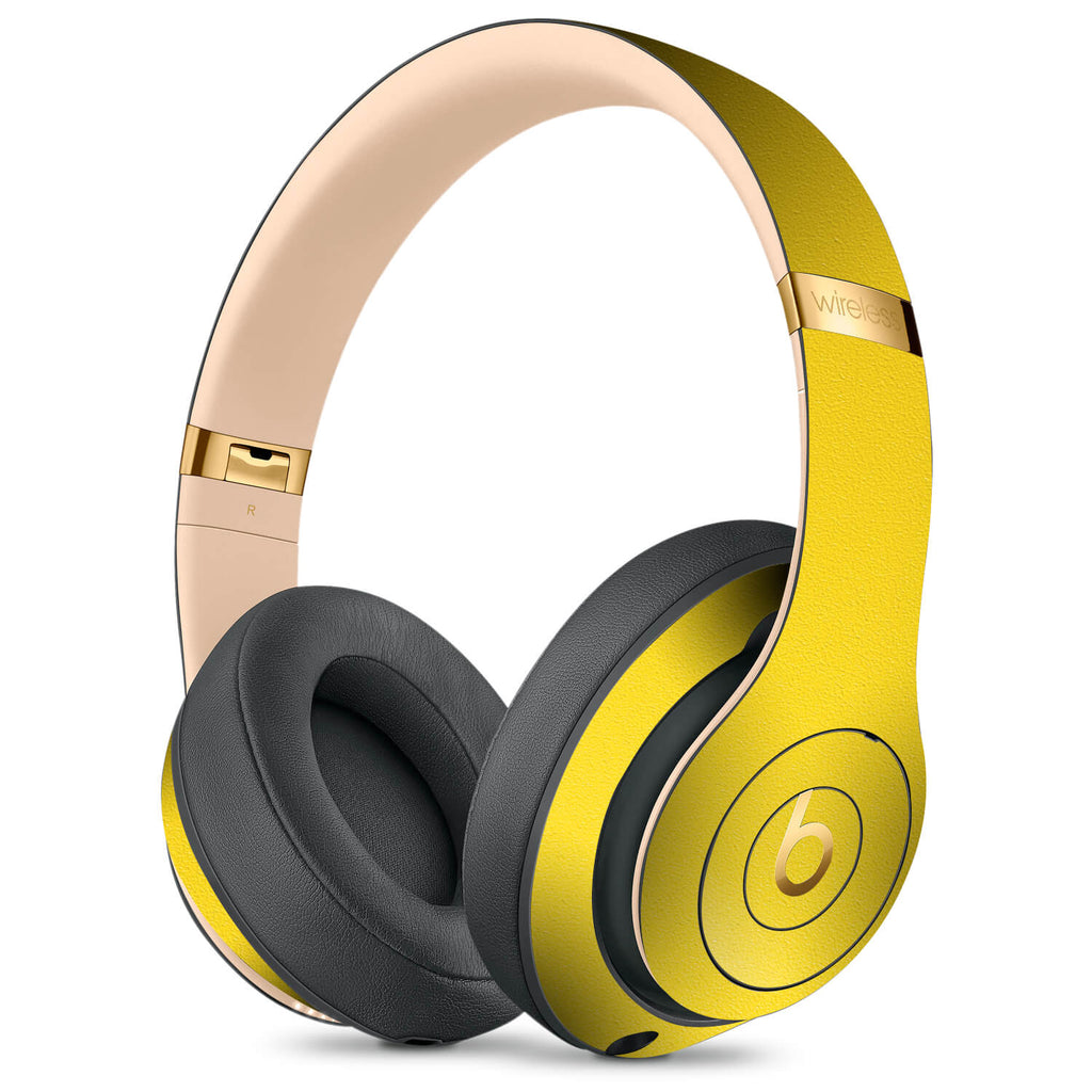 Beats Studio3 Wireless Textured Matt Yellow Skins