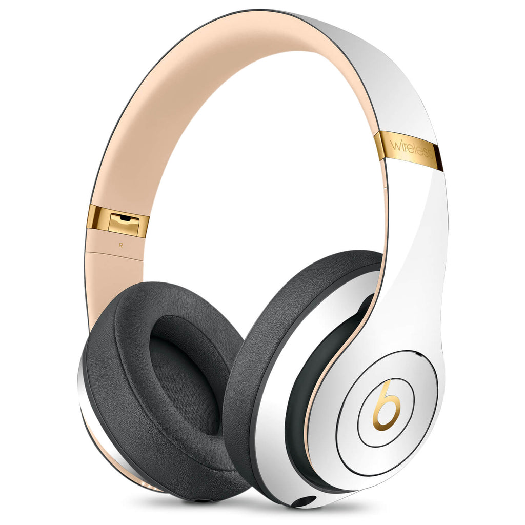 Beats Studio3 Wireless White Gloss Skins