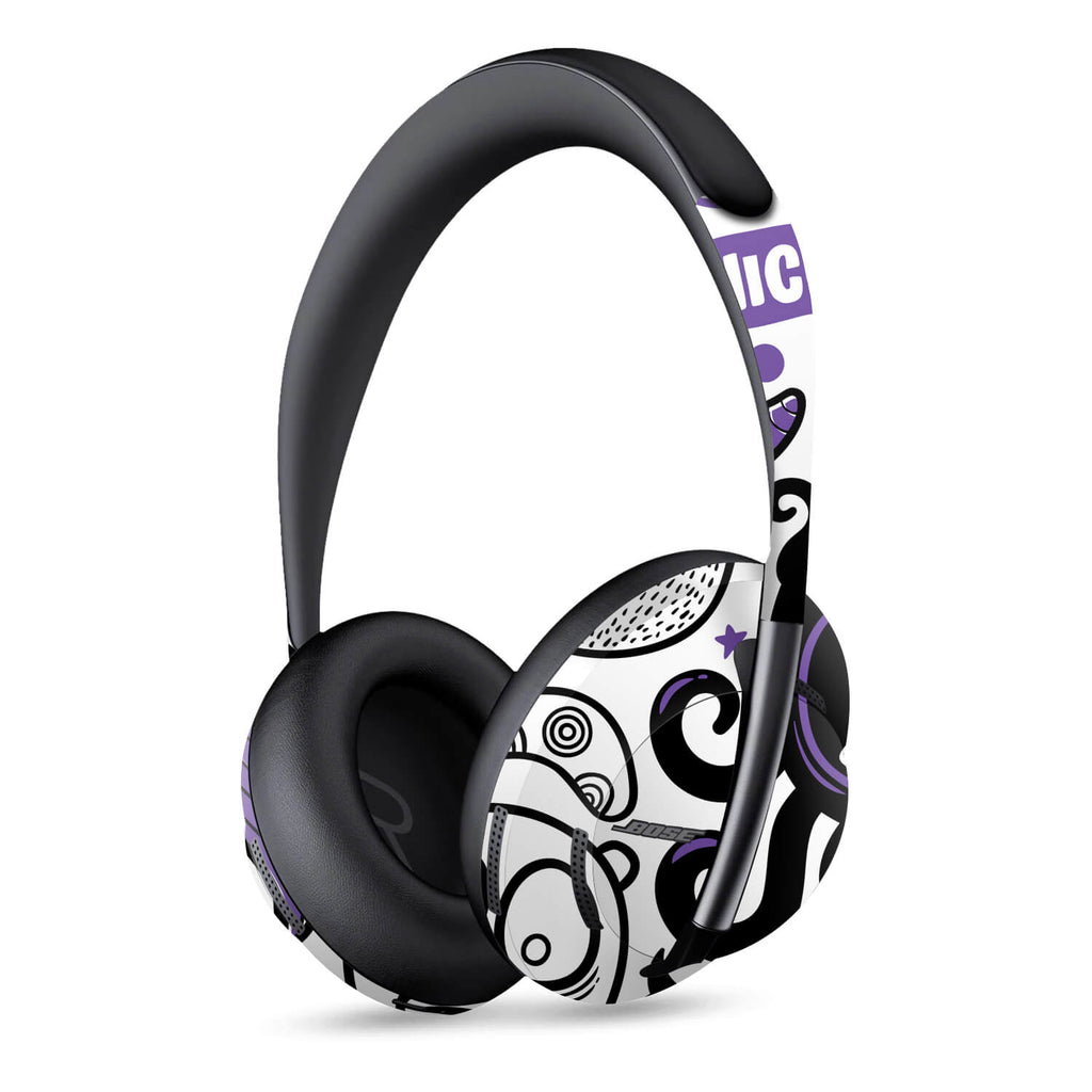 Bose 700 Headphone Doodles monster purple skins