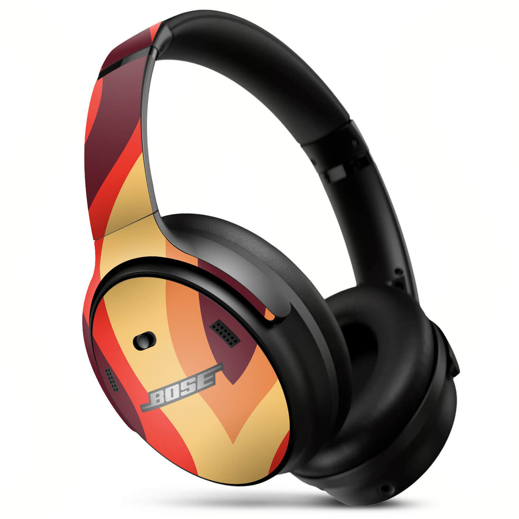 Bose QC45 Abstract lava skins