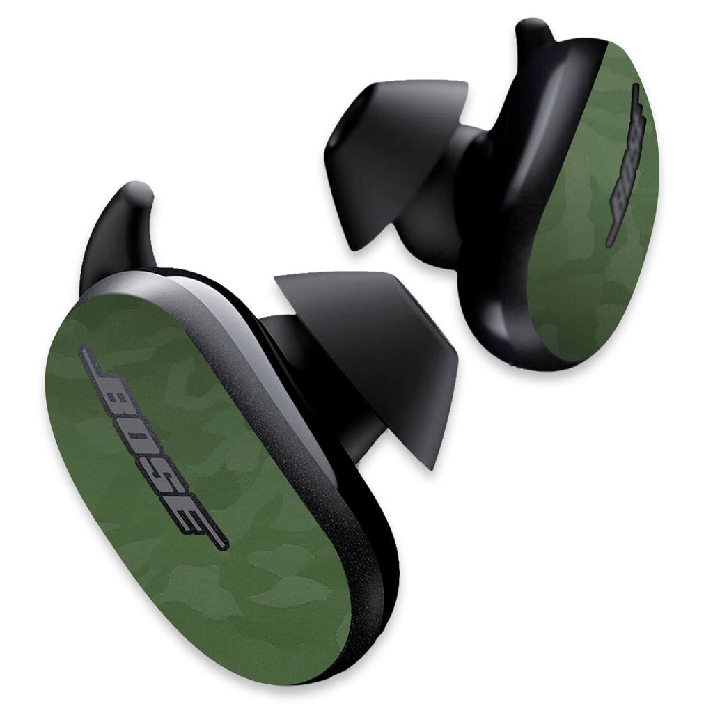 Bose QuietComfort Earbud Green Camo Skins