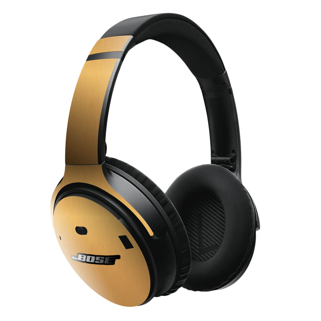 Bose QC35 Headphone Brushed Gold Skin