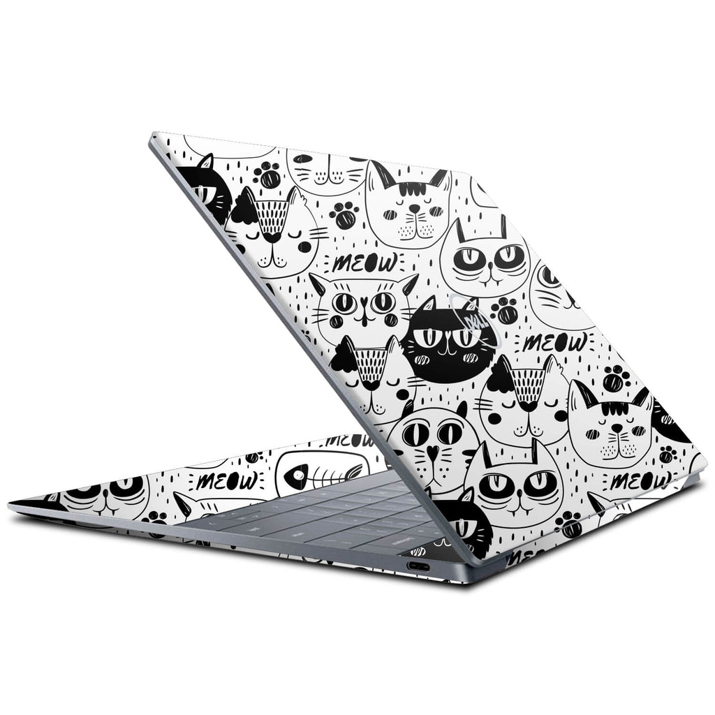 Dell XPS 13 Plus (9320) Doodles cat skins