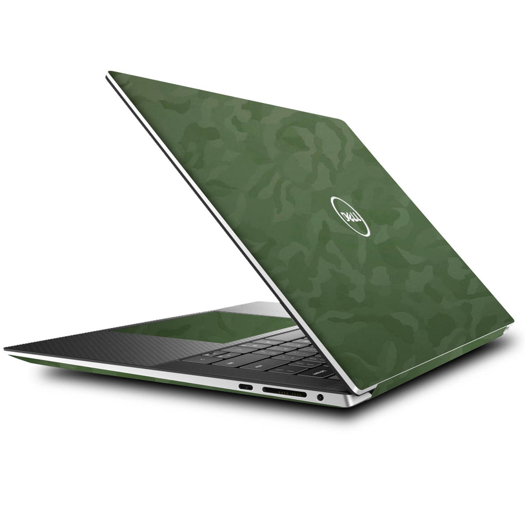 Dell XPS 15 (9500) Green Camo Skins