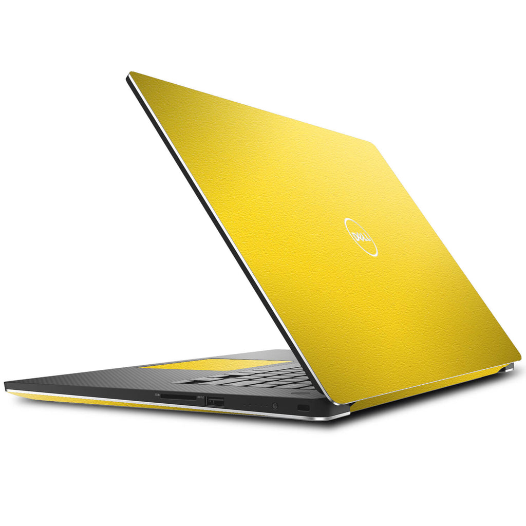 Dell XPS 15 Textured Matt Yellow Skins 7590