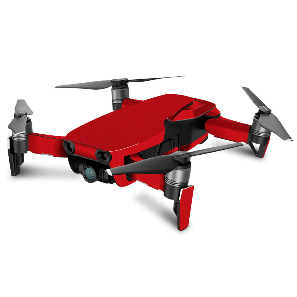 DJI Mavic Air Textured Matt Red Skins