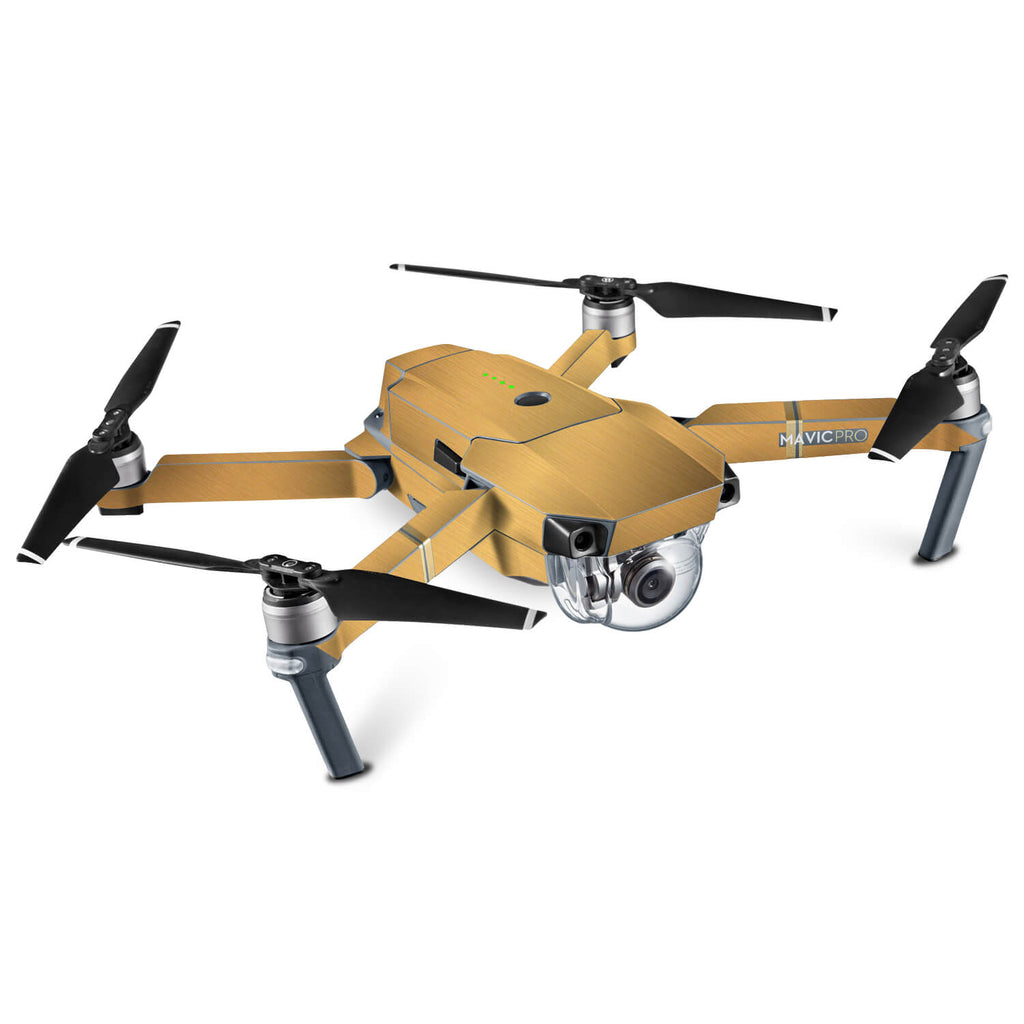 DJI Mavic Pro Brushed Gold Skins