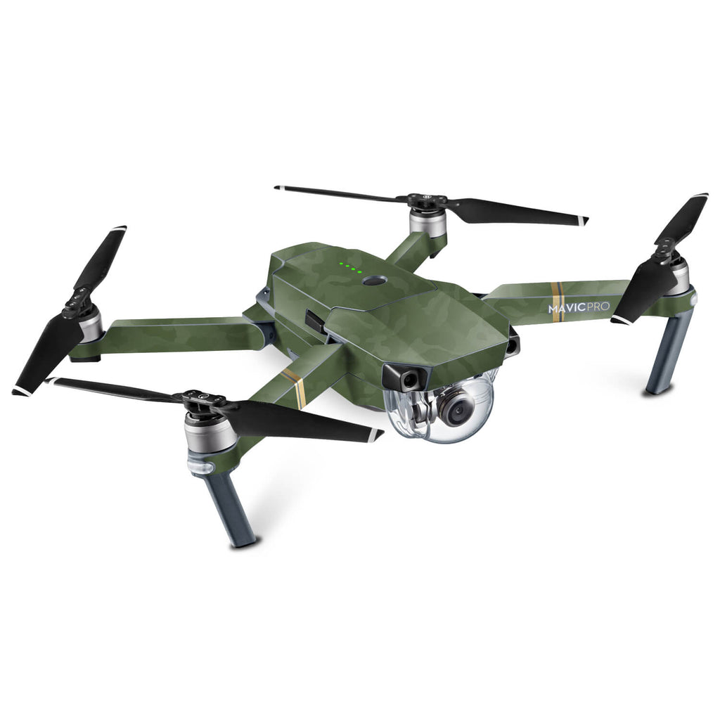 DJI Mavic Pro Green Camo Skins