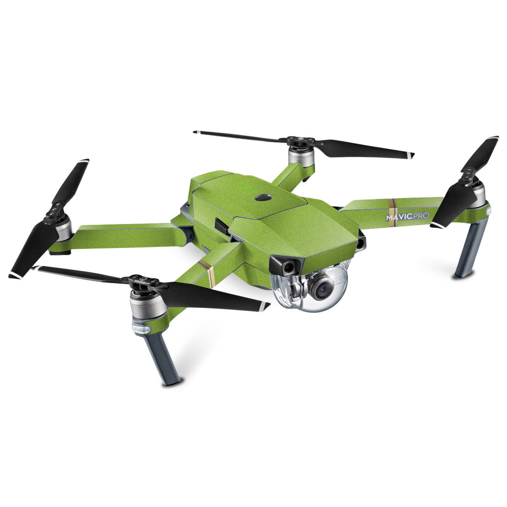 DJI Mavic Pro Textured Matt Green Skins