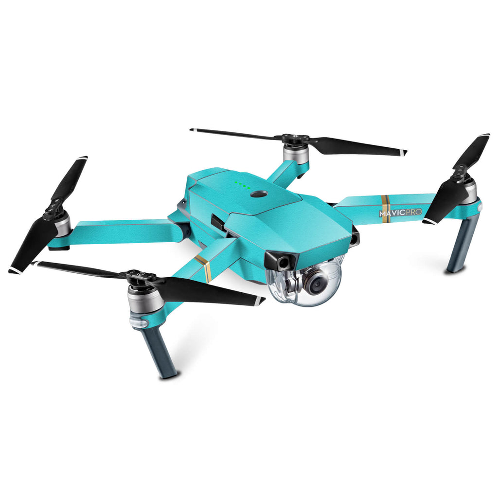 DJI Mavic Pro Textured Matt Turquoise Skins