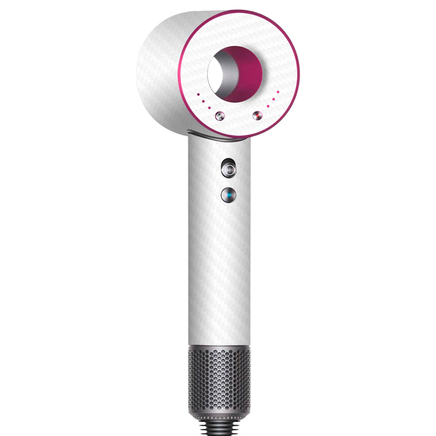 Dyson Supersonic Hair Dryer White carbon fibre skins