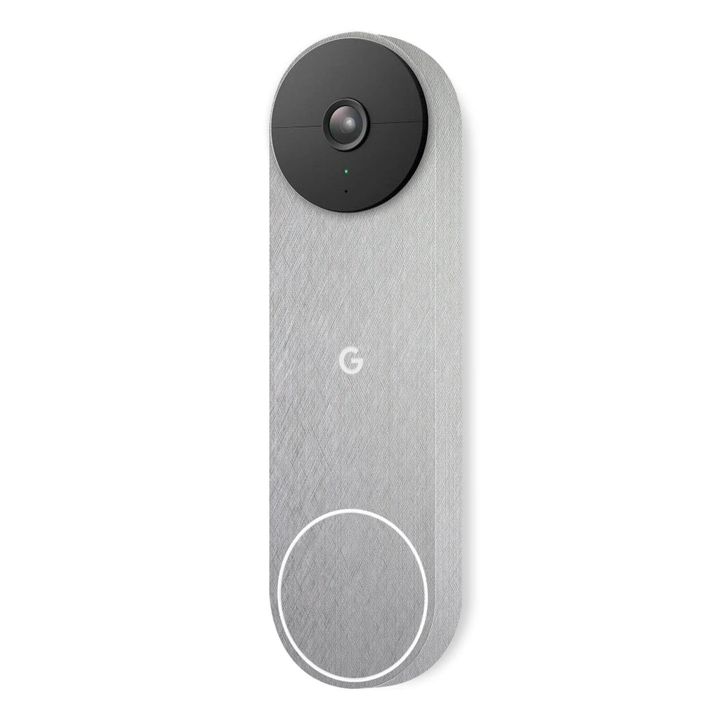 Google Nest Hello Doorbell (Battery) Brushed aluminium skins