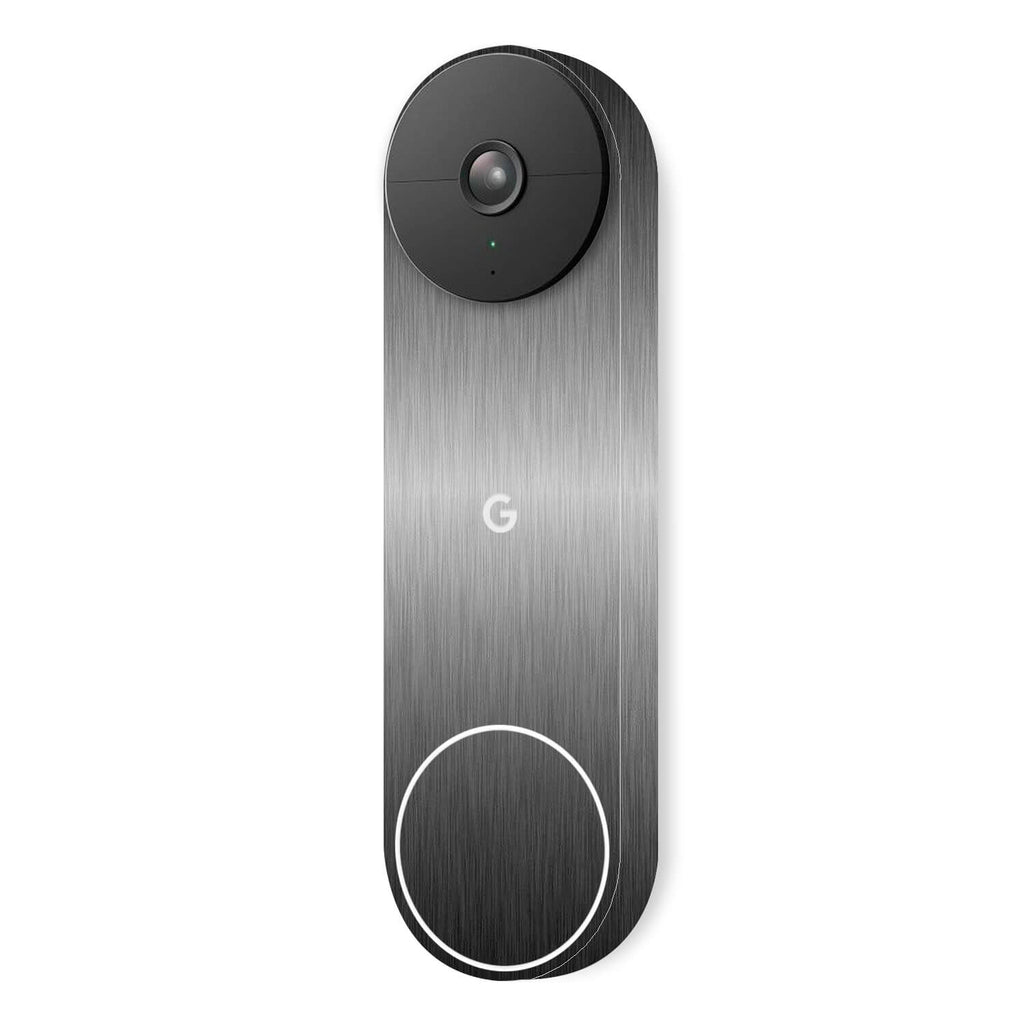 Google Nest Hello Doorbell (Battery) Brushed titanium skins